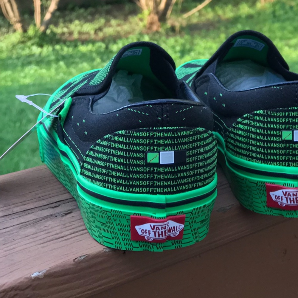 Last 1! HTF NWT Vans Festival Leaf Palm Slip On - Picture 4 of 6